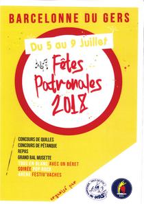 Fêtes Patronales 2018